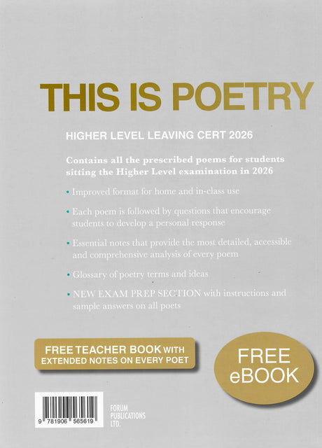 ■ This Is Poetry 2026 - Higher Level by Forum Publications on Schoolbooks.ie