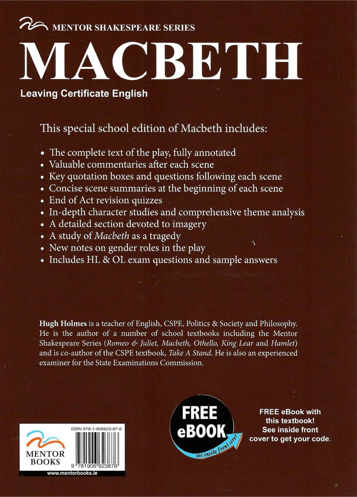 ■ Macbeth - New Edition (2024) by Mentor Books on Schoolbooks.ie