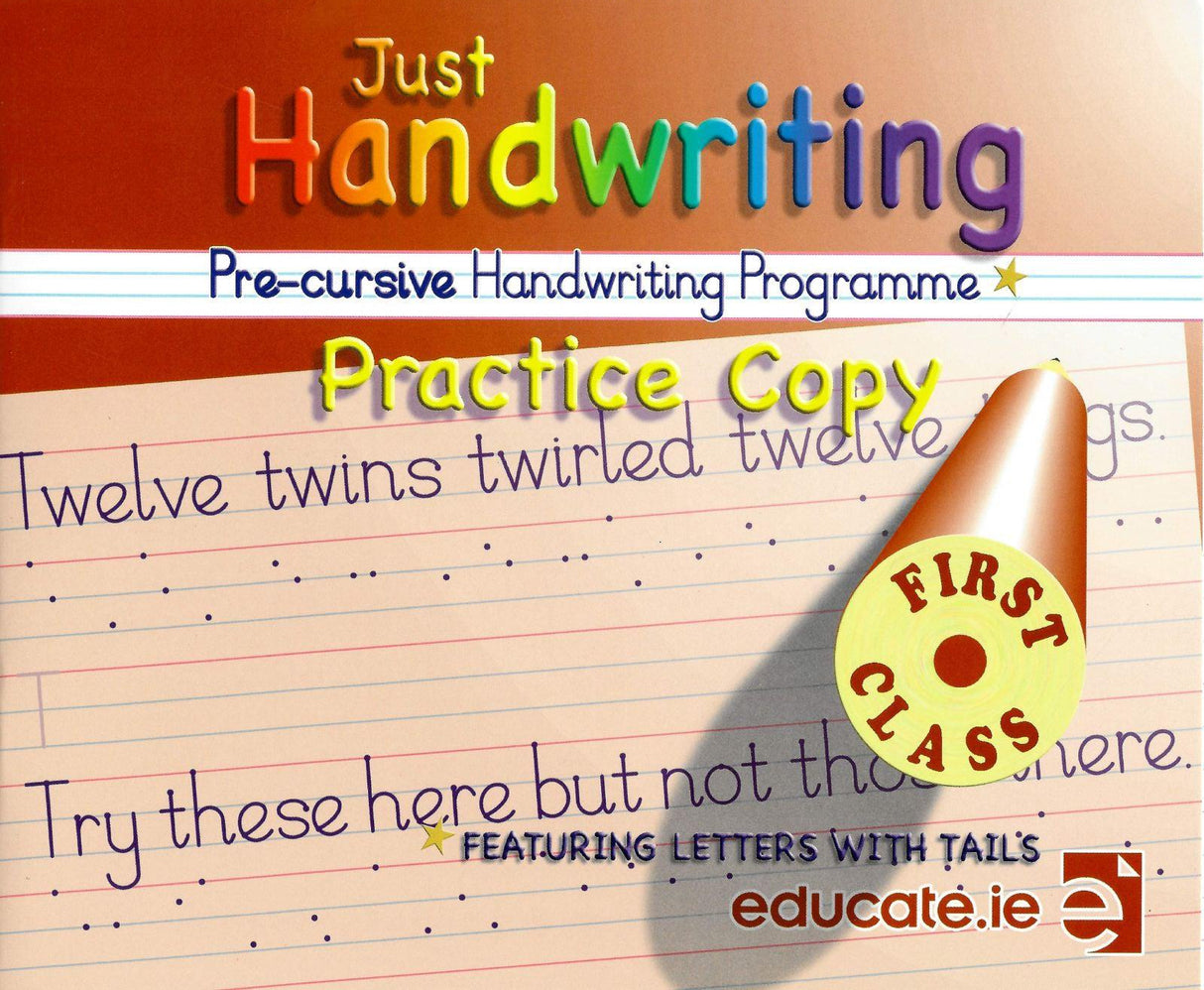 Just Handwriting - 1st Class by Educate.ie on Schoolbooks.ie