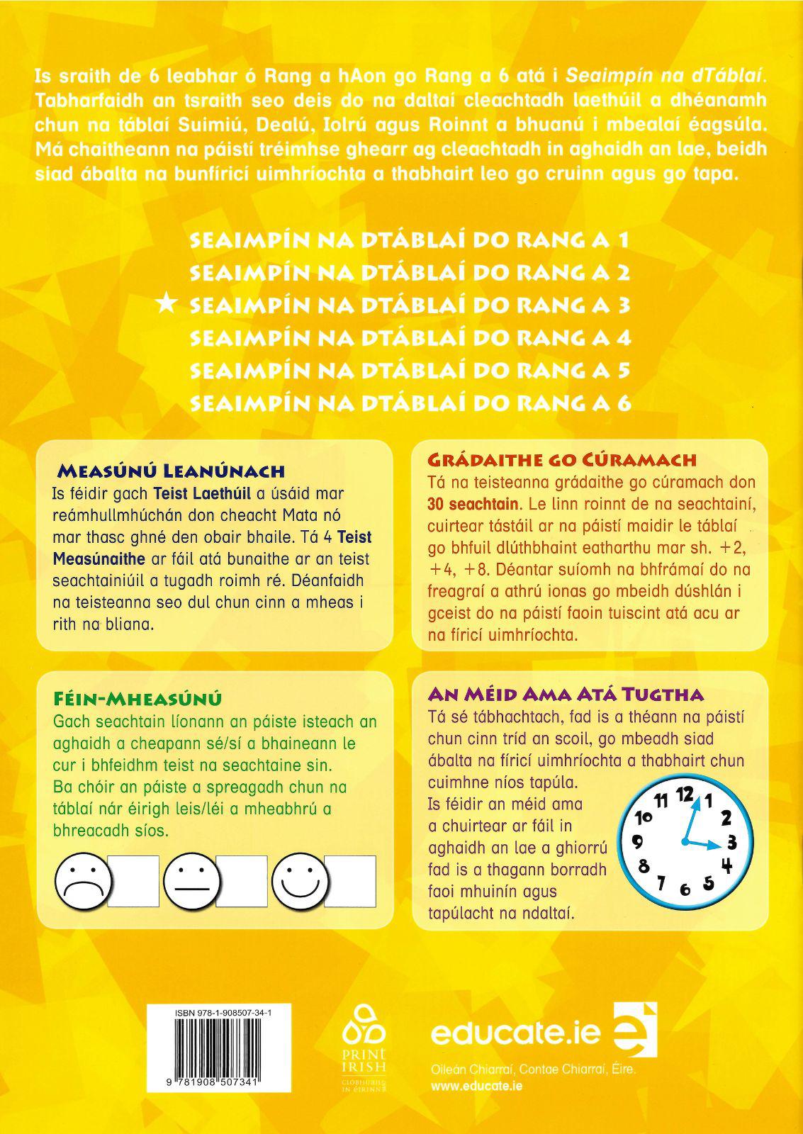 Seaimpin na dTablai 3 - Rang a Tri by Educate.ie on Schoolbooks.ie