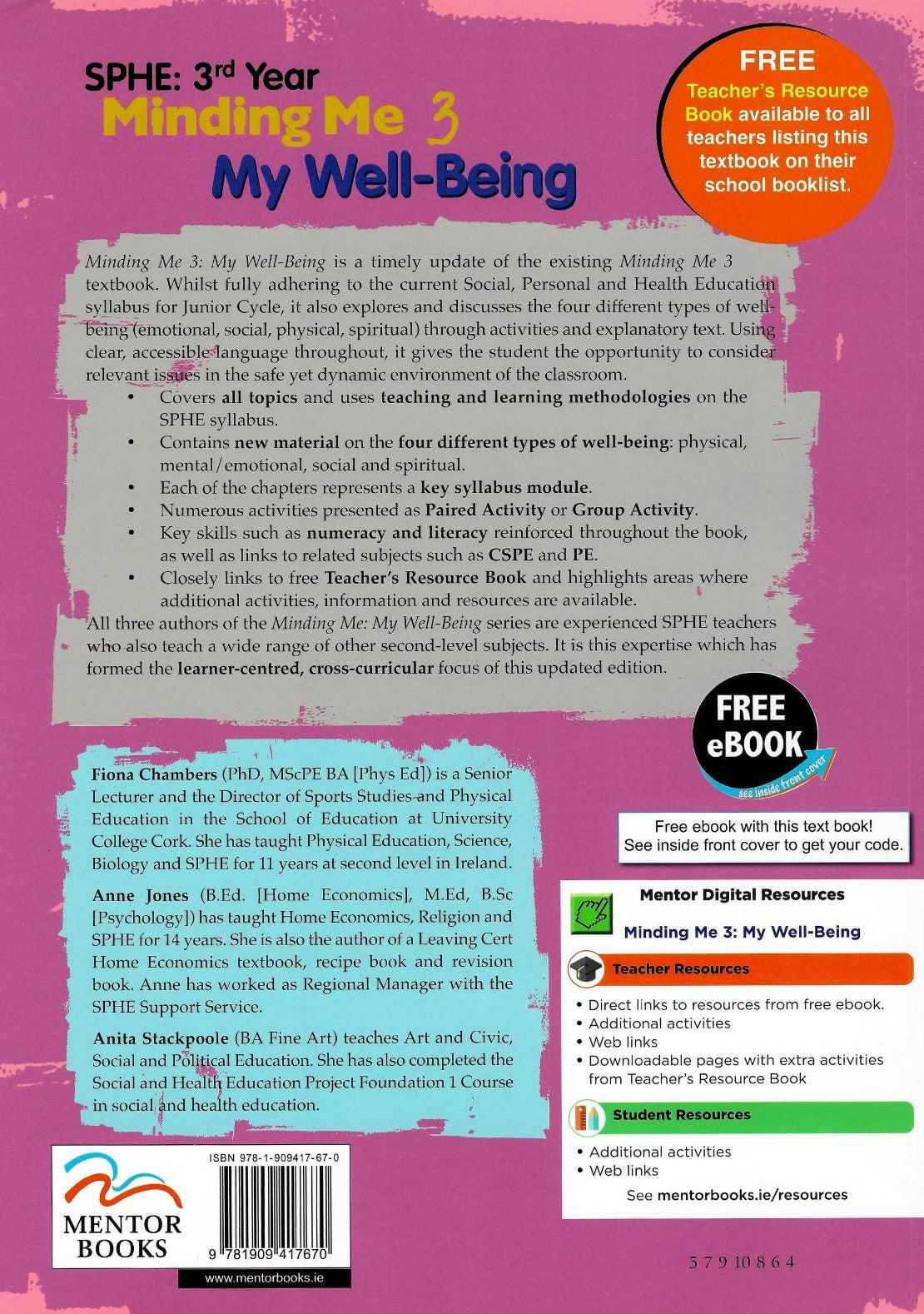 ■ Minding Me 3: My Well-Being by Mentor Books on Schoolbooks.ie