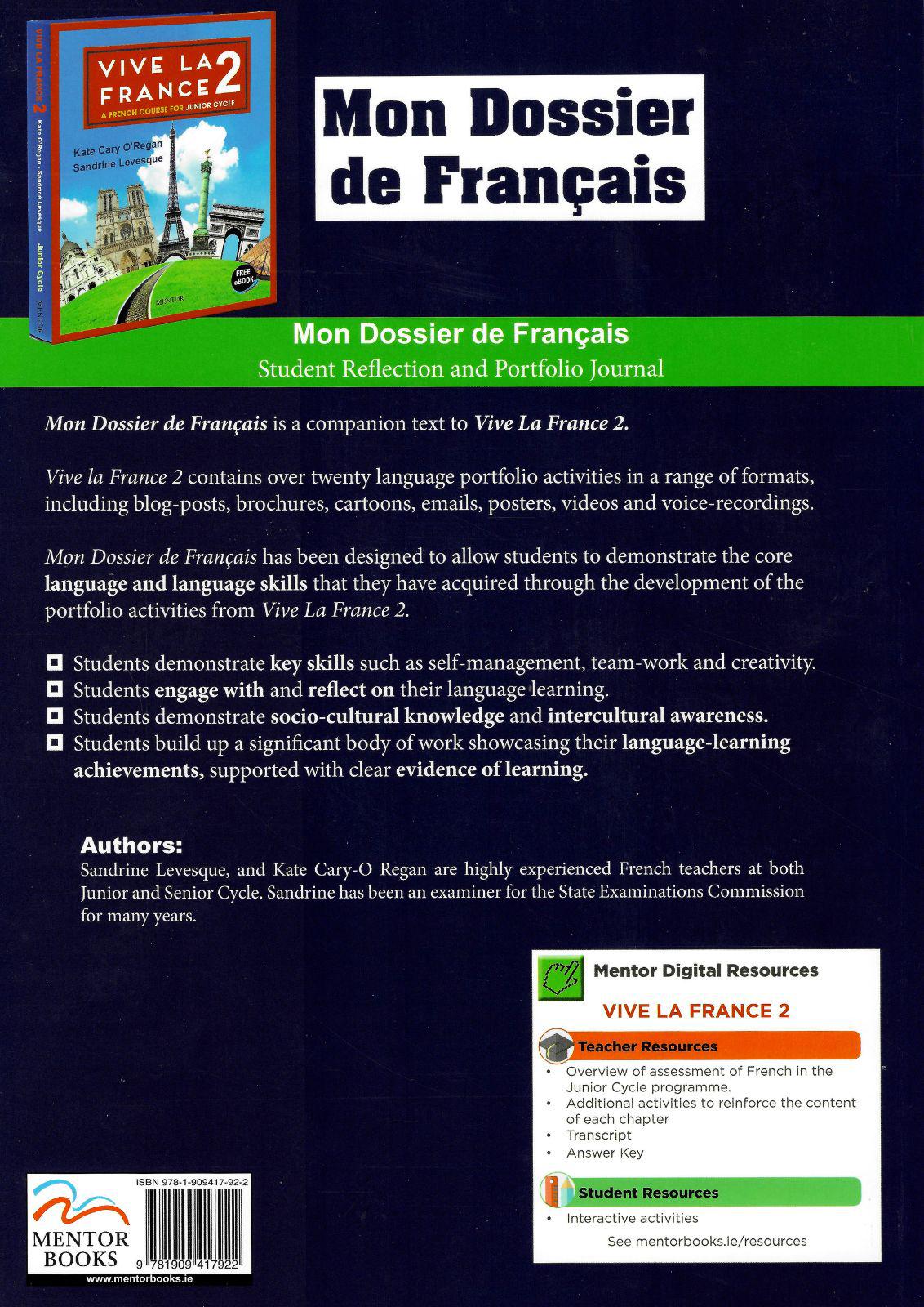 Vive La France 2 by Mentor Books on Schoolbooks.ie