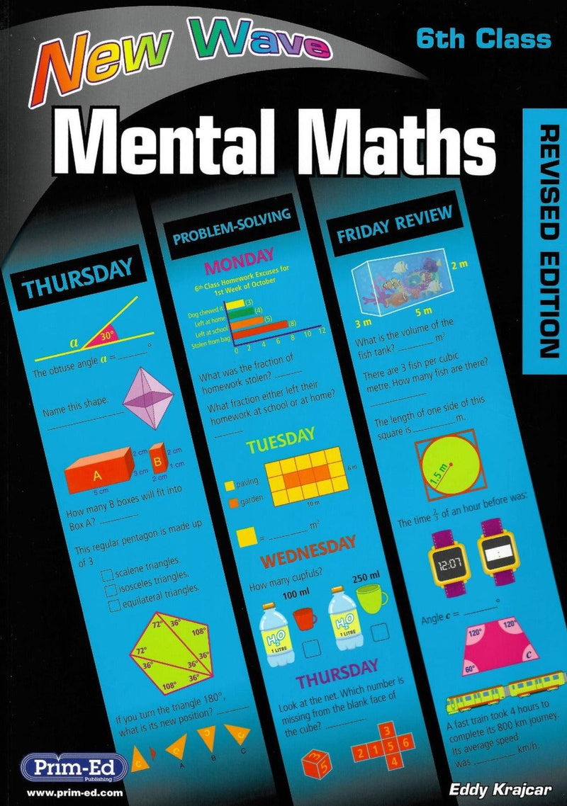New Wave Mental Maths - 6th Class - Revised Edition by Prim-Ed Publishing on Schoolbooks.ie