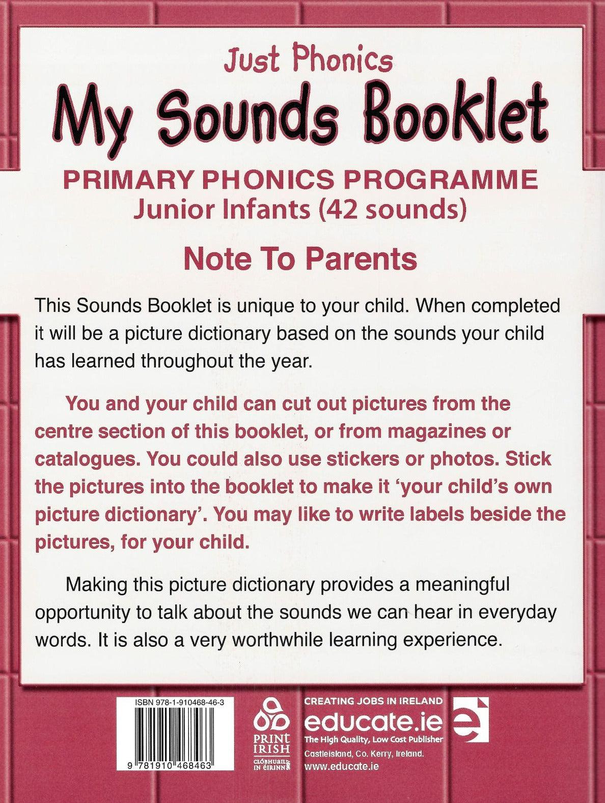 Just Phonics - Junior Infants 2 - 42 sounds by Educate.ie on Schoolbooks.ie
