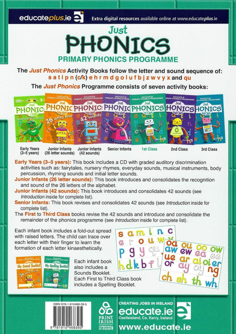Just Phonics 1st Class by Educate.ie on Schoolbooks.ie