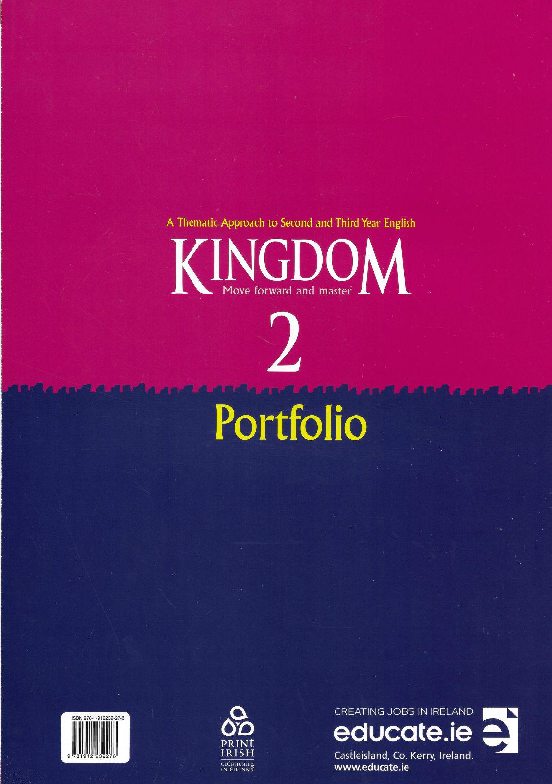 ■ Kingdom 2 - Portfolio Book Only - 1st / Old Edition (2018) by Educate.ie on Schoolbooks.ie