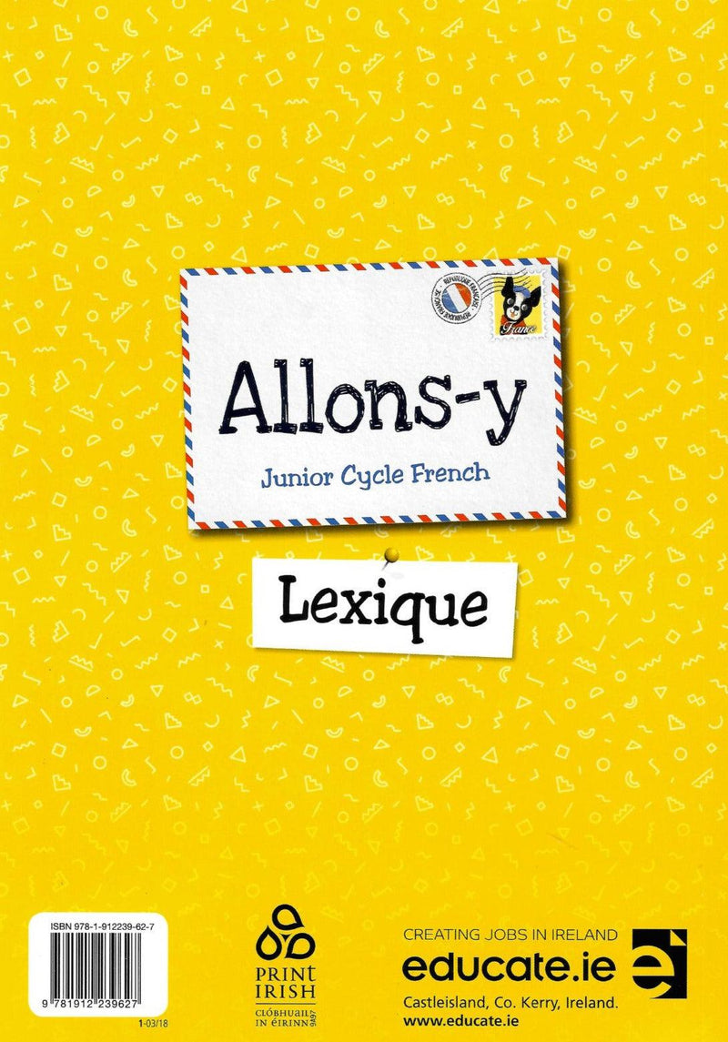 ■ Allons-y 2 - Junior Cycle French - Textbook, Mon chef d'oeuvre Book & Lexique - Set - 1st / Old Edition (2018) by Educate.ie on Schoolbooks.ie