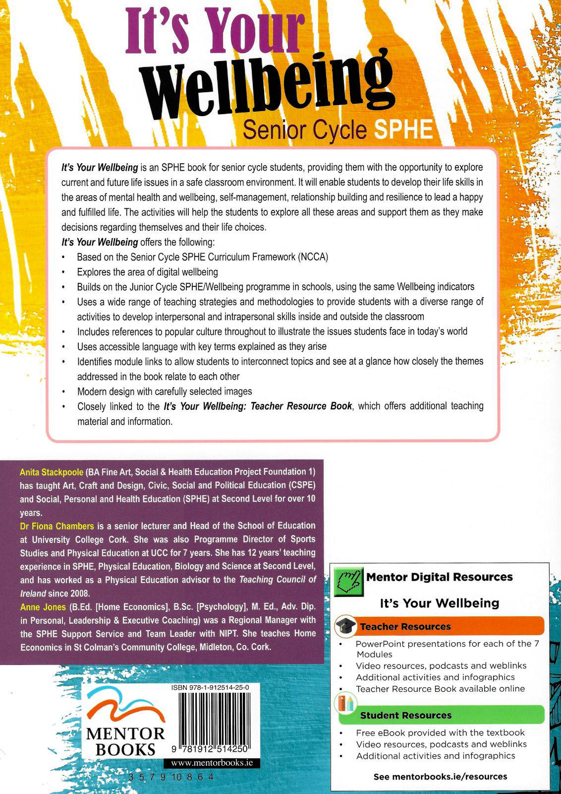 ■ It's Your Wellbeing - 1st / Old Edition (2018) by Mentor Books on Schoolbooks.ie