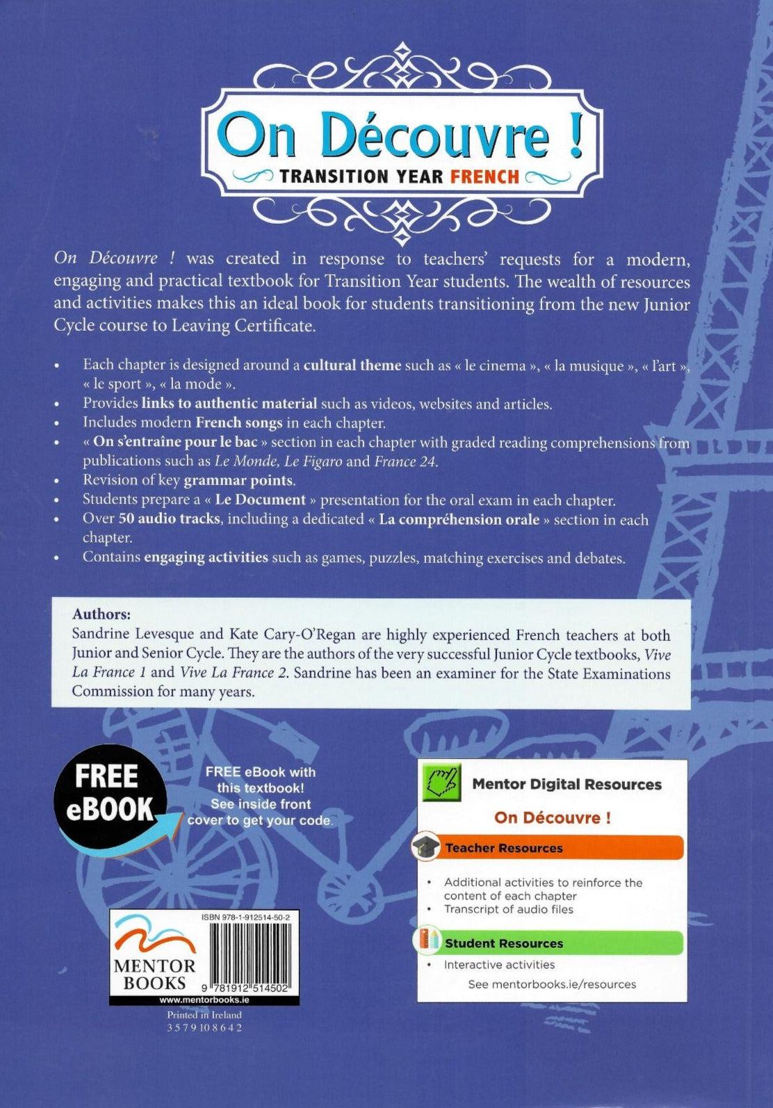 ■ On Découvre! by Mentor Books on Schoolbooks.ie