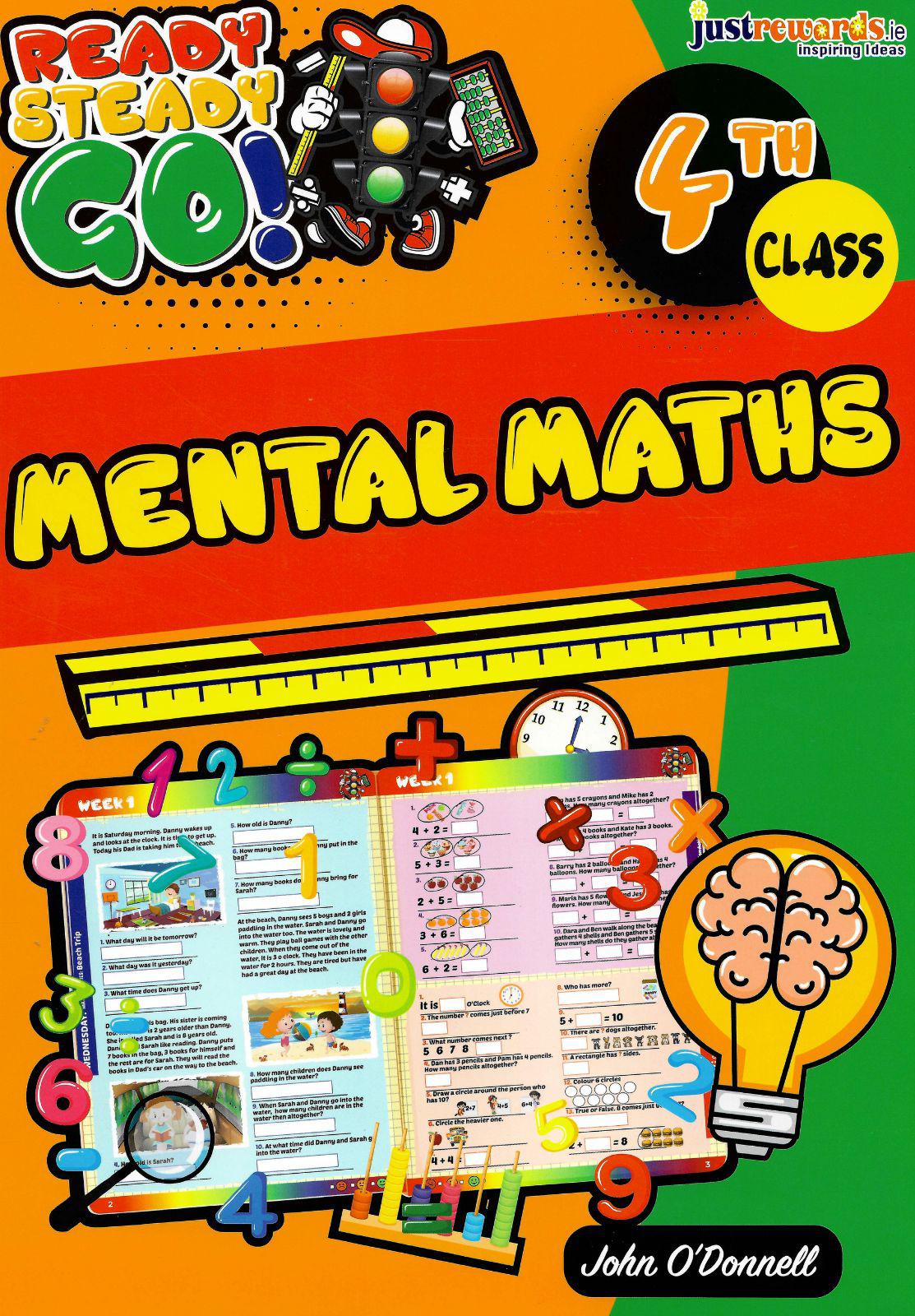 ■ Ready Steady Go! Mental Maths - 4th Class by Just Rewards on Schoolbooks.ie