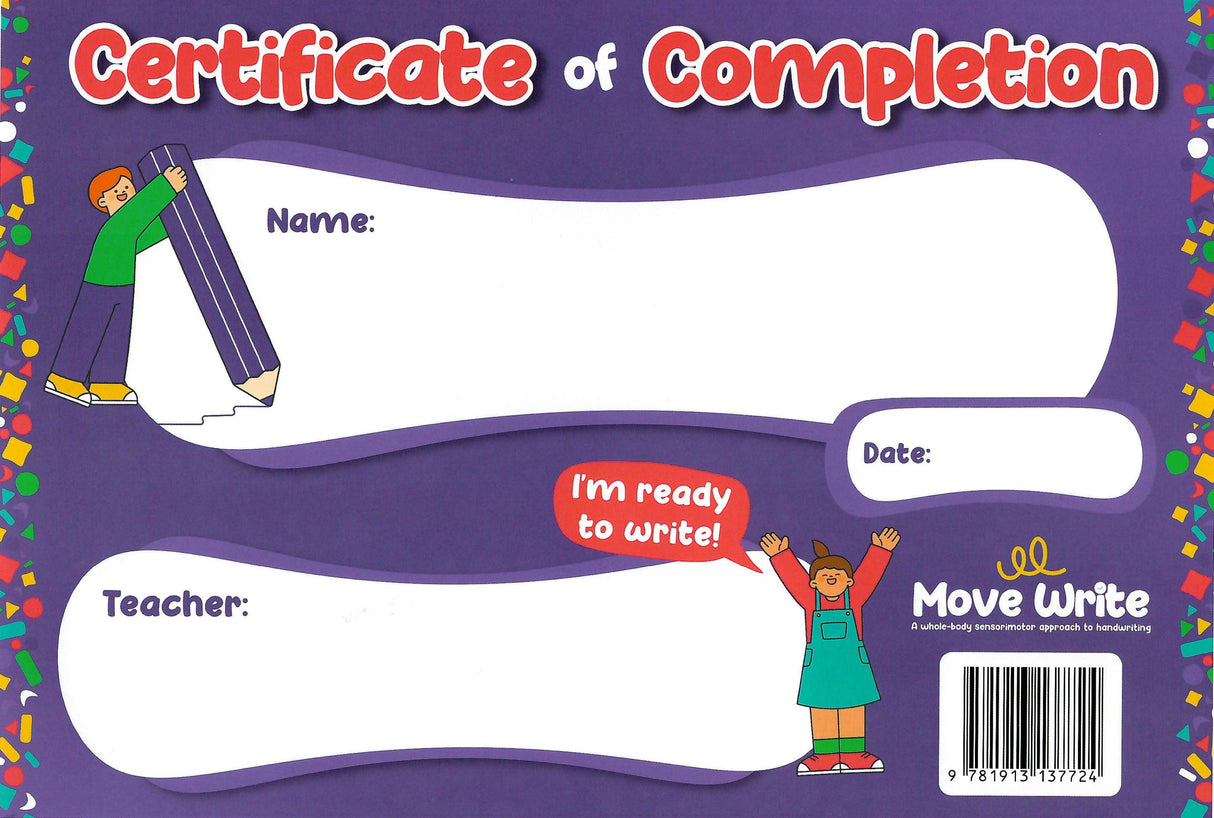 Move Write Handwriting - Book A - Set - Print by Just Rewards on Schoolbooks.ie