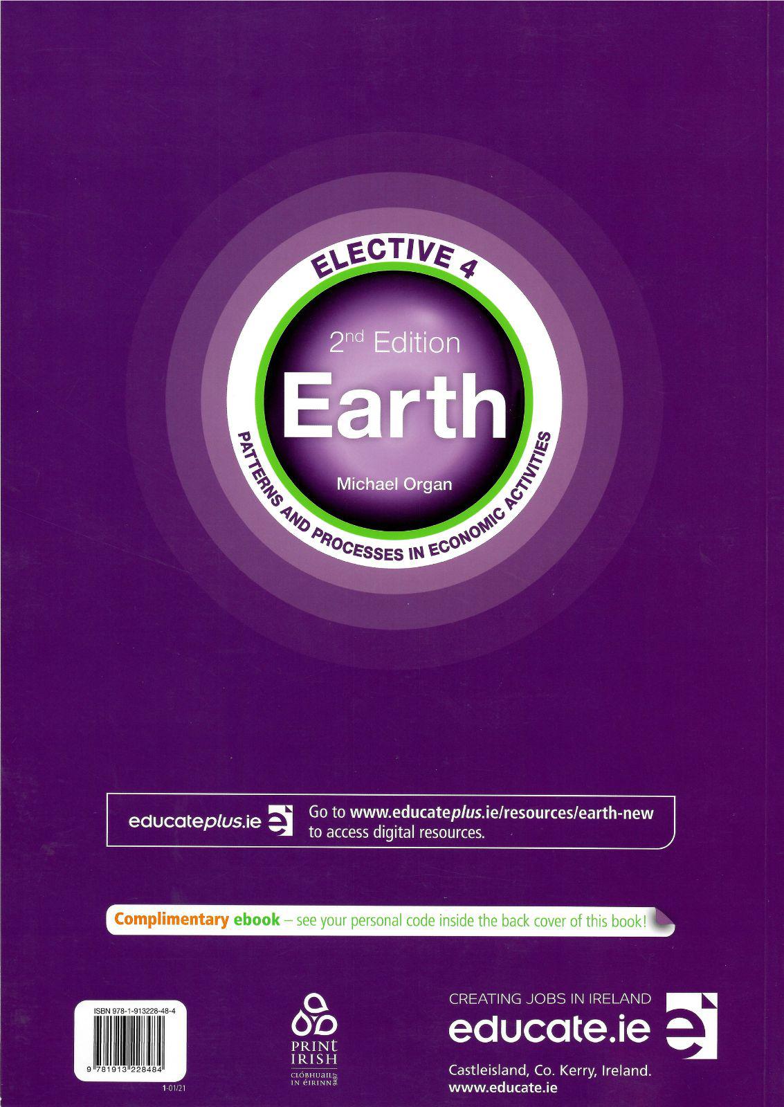 Earth - Elective 4 - Patterns and Processes in Economic Activities - 2nd / New Edition (2021) by Educate.ie on Schoolbooks.ie