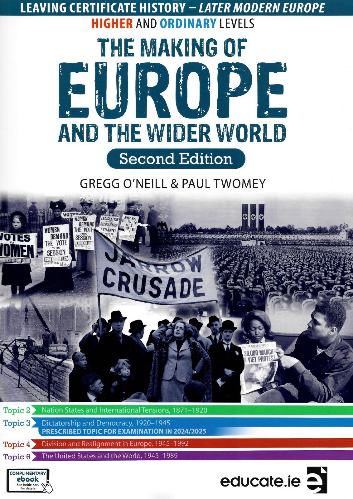 The Making of Europe and the Wider World - 2nd / New Edition (2022) by Educate.ie on Schoolbooks.ie