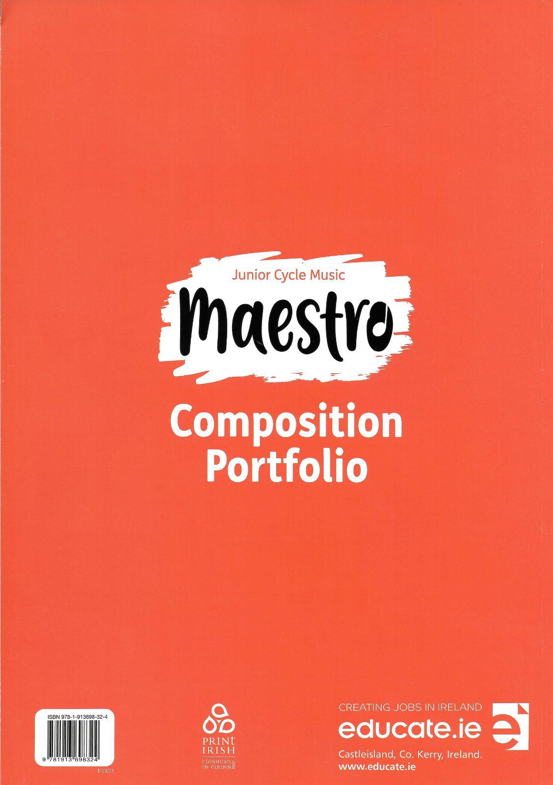 Maestro Textbook & Composition Portfolio by Educate.ie on Schoolbooks.ie