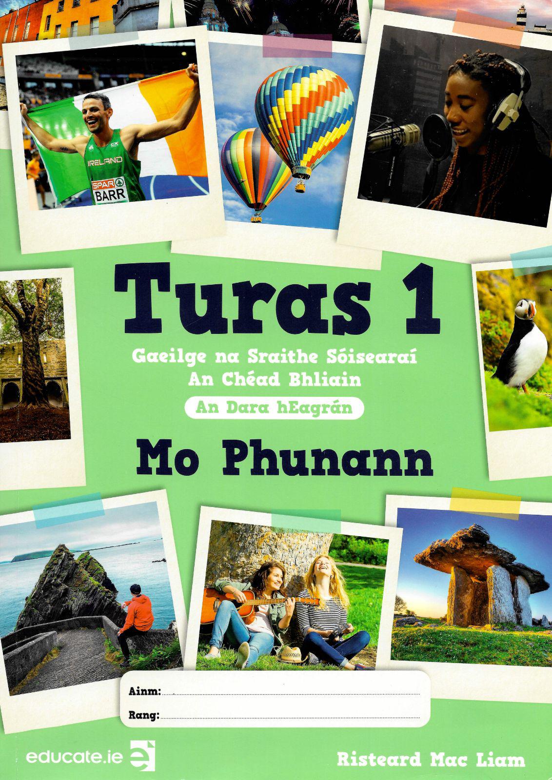 Turas 1 - Textbook & Portfolio & Activity Book - Set - 2nd / New Edition (2021) by Educate.ie on Schoolbooks.ie
