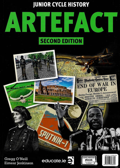 Artefact - Junior Cycle History - Textbook & Skills and Supports Book - Set - 2nd / New Edition (2022) by Educate.ie on Schoolbooks.ie