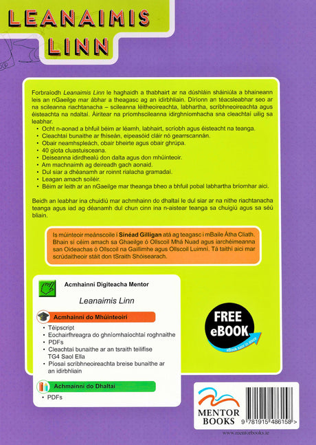 Leanaimis Linn by Mentor Books on Schoolbooks.ie