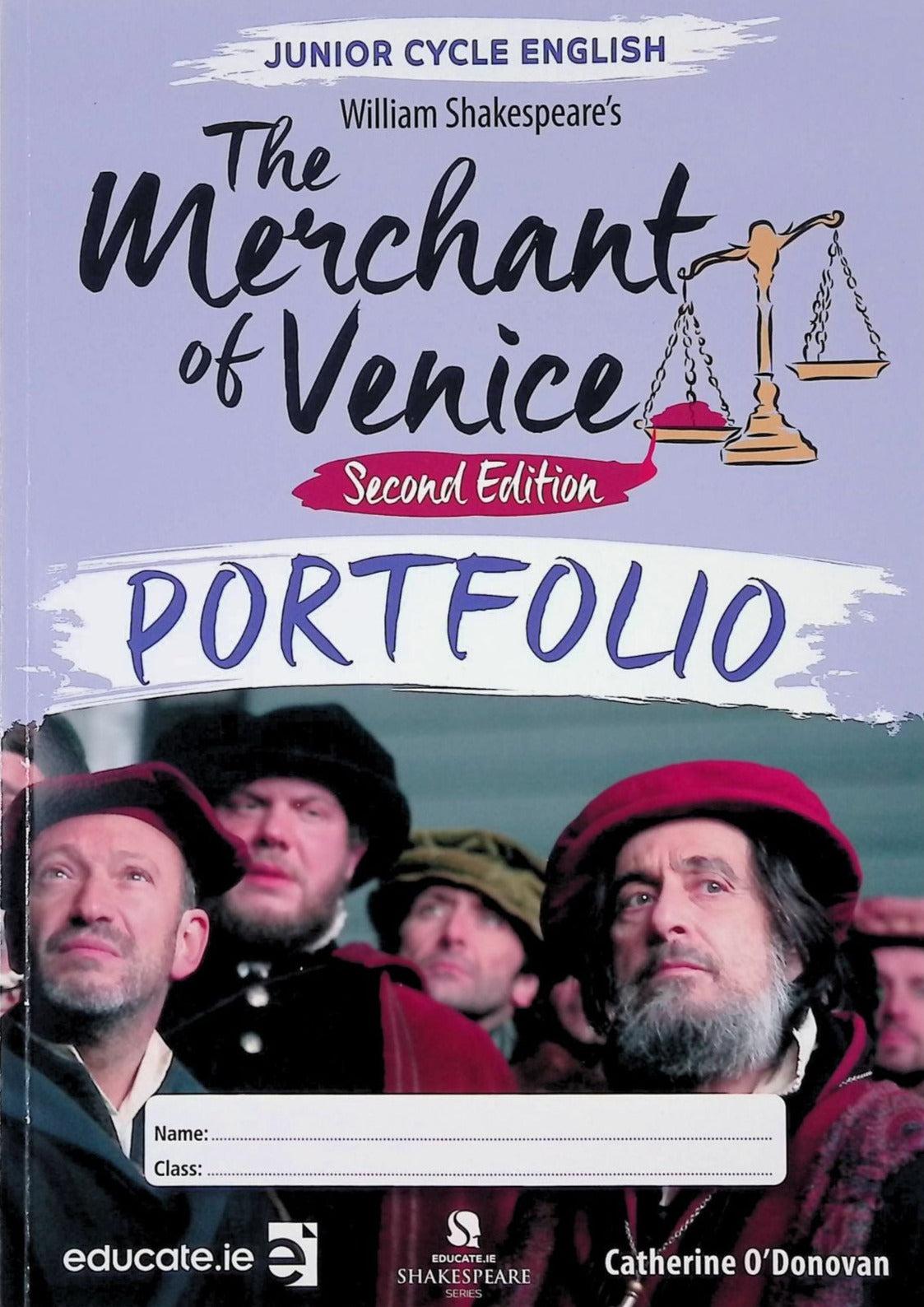 The Merchant of Venice - Portfolio Book Only - 2nd / New Edition (2023) by Educate.ie on Schoolbooks.ie