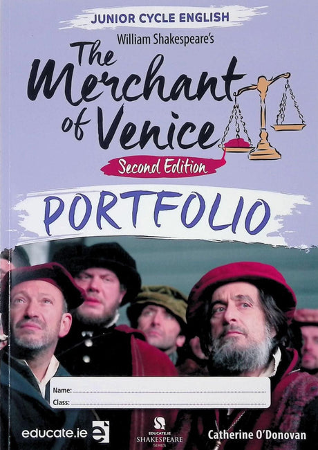 The Merchant of Venice - Portfolio Book Only - 2nd / New Edition (2023) by Educate.ie on Schoolbooks.ie