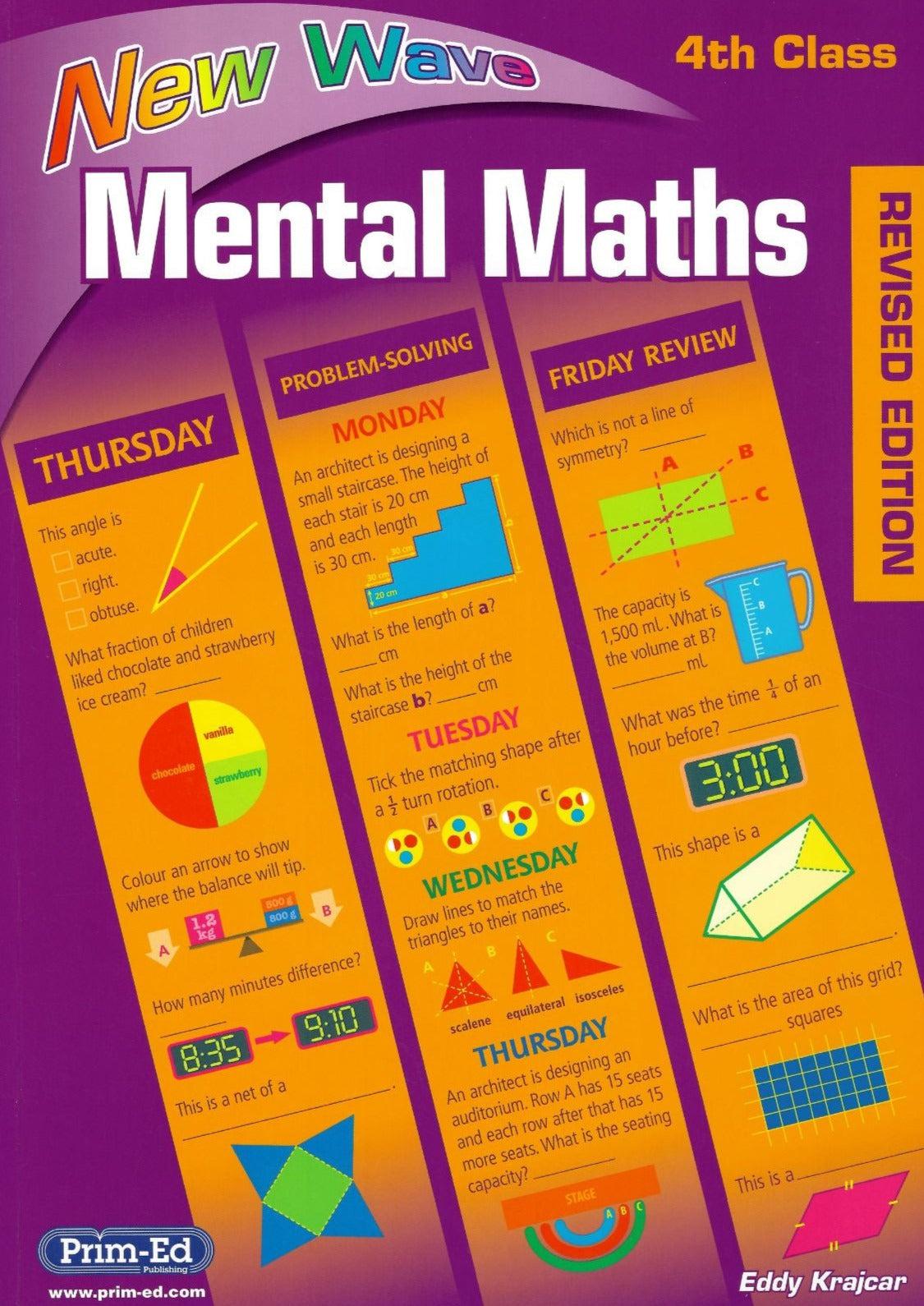 ■ New Wave Mental Maths - 4th Class - Old Edition by Prim-Ed Publishing on Schoolbooks.ie
