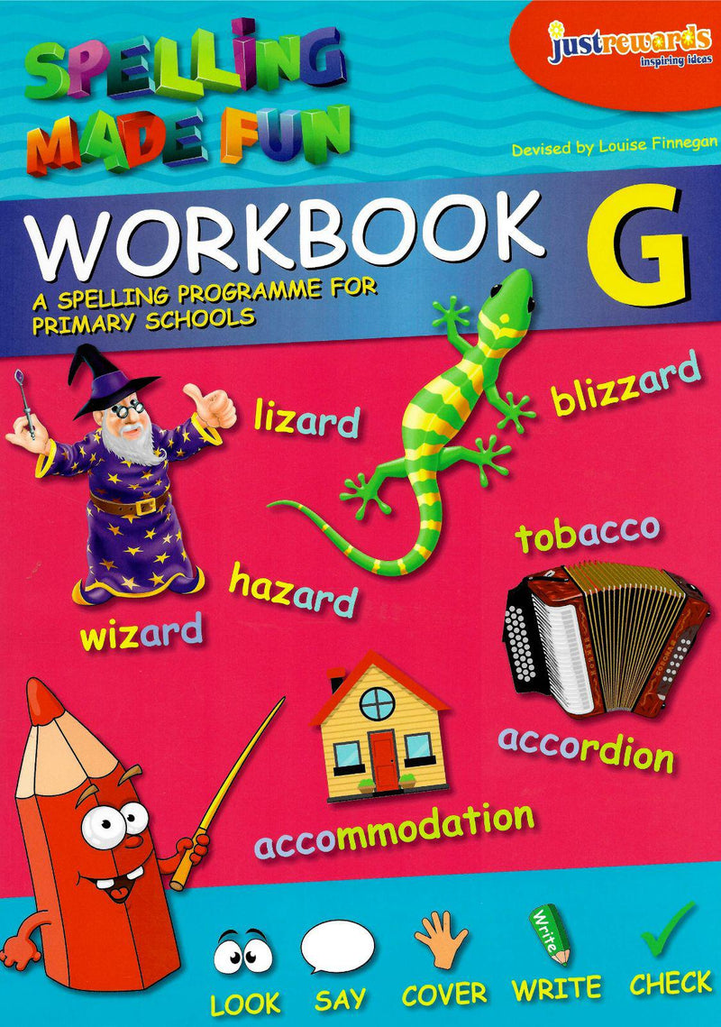 Spelling Made Fun Pupils Workbook G - 6th Class by Just Rewards on Schoolbooks.ie