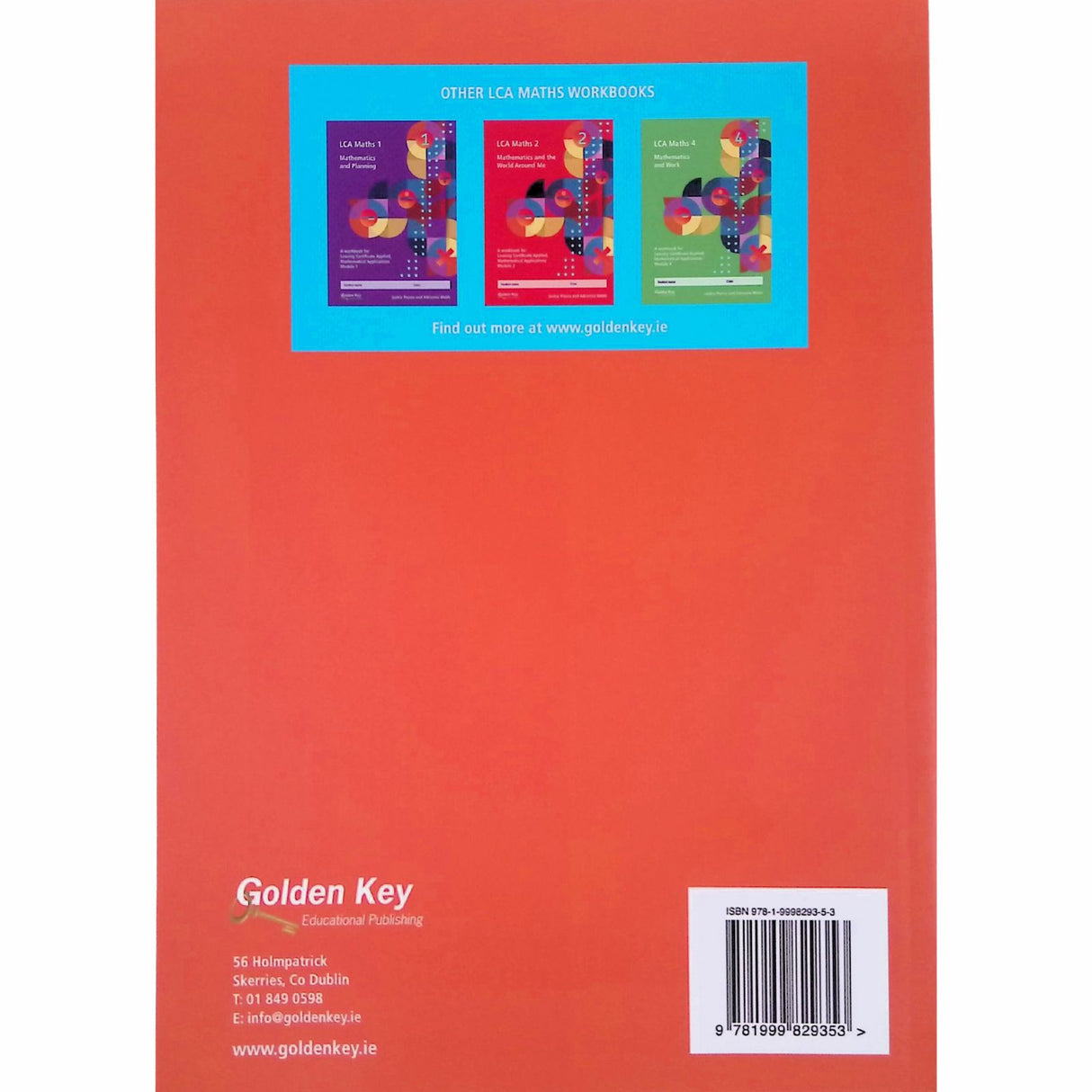 LCA Maths 3 - Mathematics and Life Skills by Golden Key on Schoolbooks.ie