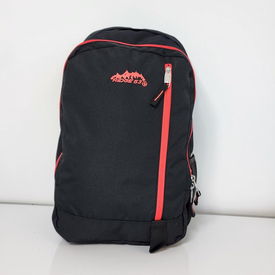■ Ridge 53 - Dawson Backpack - Black and Red by Ridge 53 on Schoolbooks.ie