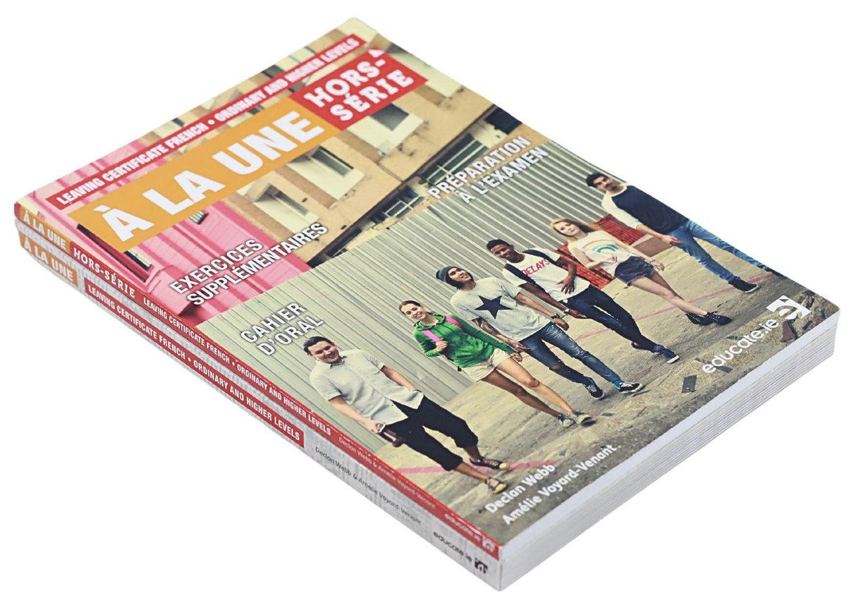 À la Une - Textbook & Hors-série Exercise and Oral Book by Educate.ie on Schoolbooks.ie