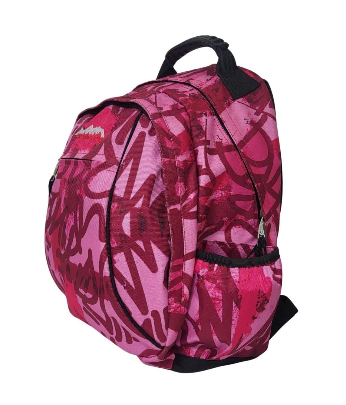 ■ Ridge 53 - Abbey Backpack - Geneva - Pink Graffiti by Ridge 53 on Schoolbooks.ie