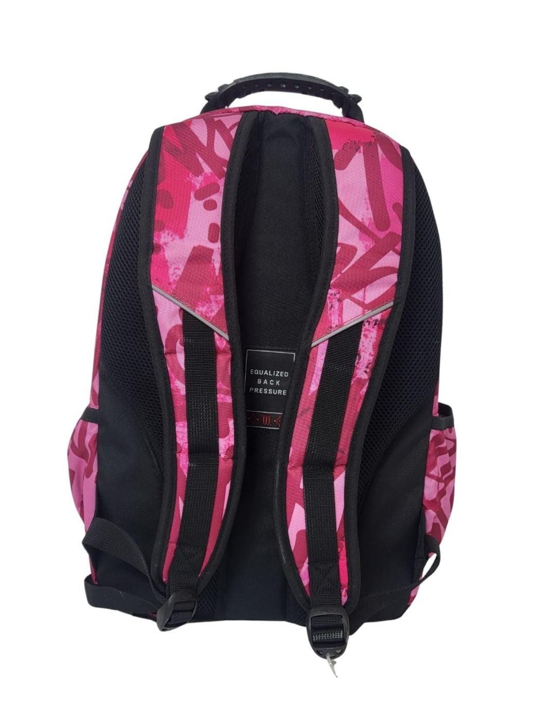 ■ Ridge 53 - Abbey Backpack - Geneva - Pink Graffiti by Ridge 53 on Schoolbooks.ie
