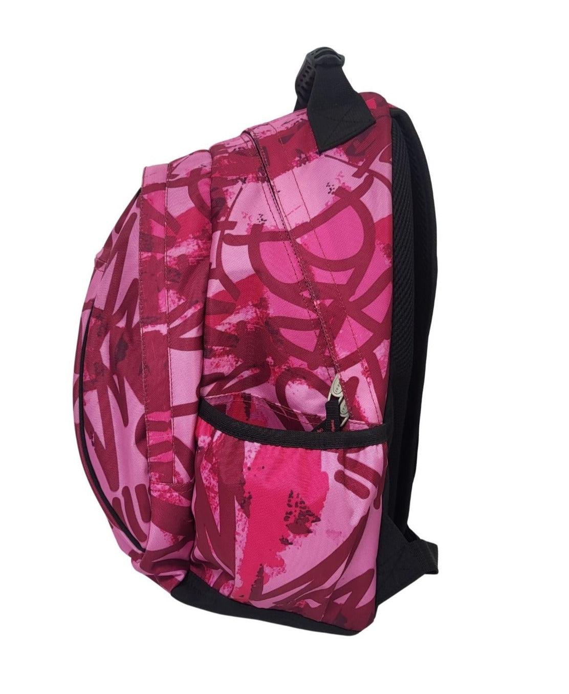 ■ Ridge 53 - Abbey Backpack - Geneva - Pink Graffiti by Ridge 53 on Schoolbooks.ie