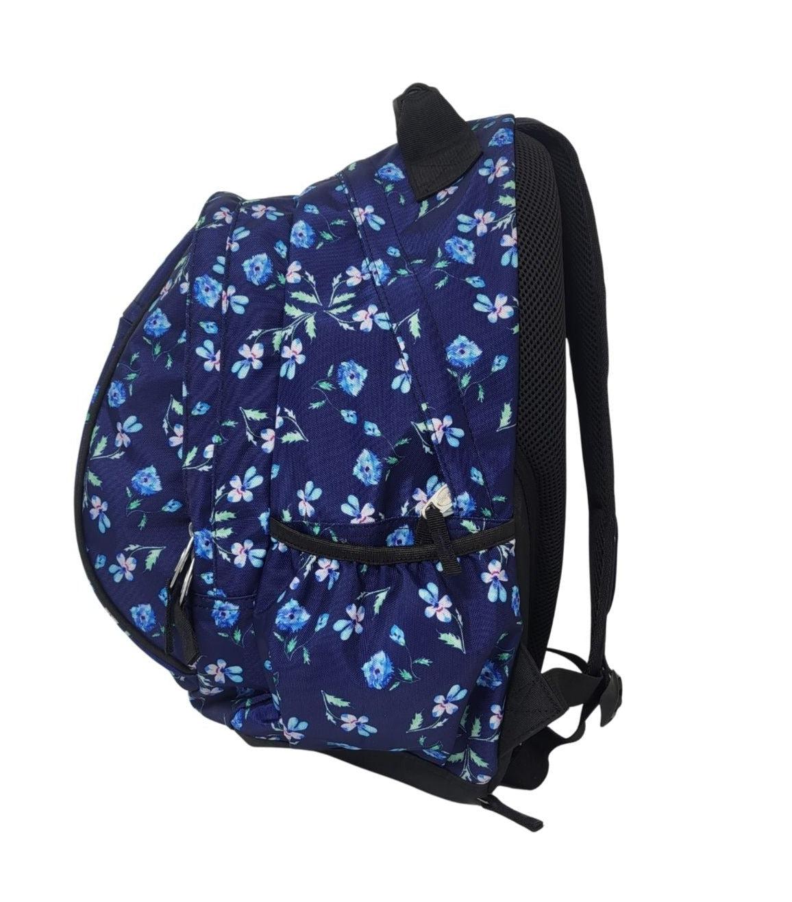 Ridge 53 - Abbey Backpack - Sophia - Blue Flower by Ridge 53 on Schoolbooks.ie