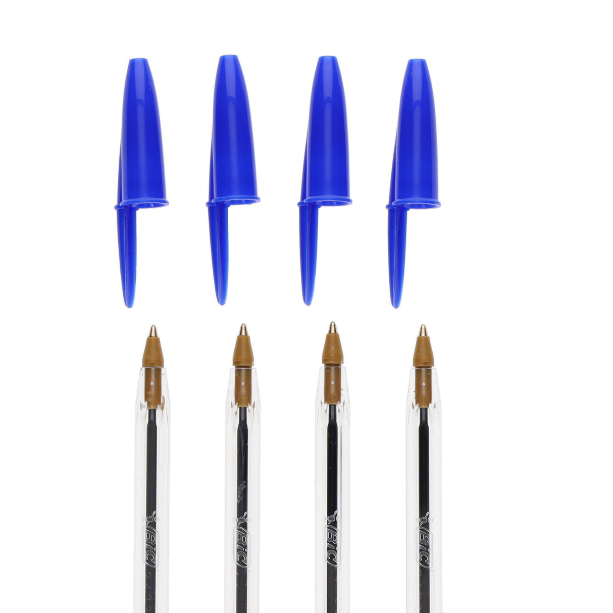 ■ BIC - Cristal Original Ballpoint Pens - Blue - Pack of 4 by BIC on Schoolbooks.ie