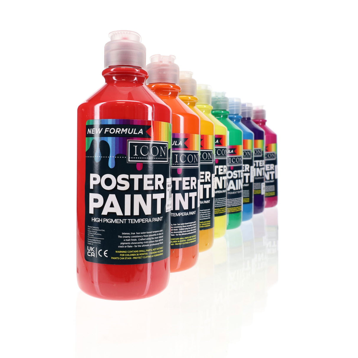 Icon - Poster Paint - 500ml - Lemon Yellow by Icon on Schoolbooks.ie