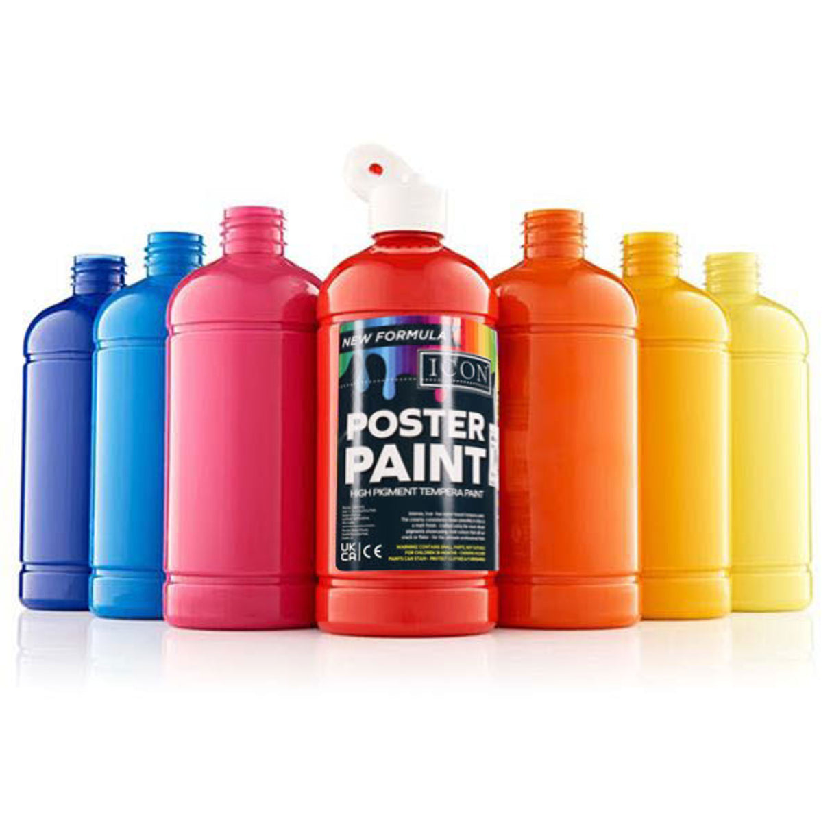 Icon - Poster Paint - 500ml - Lemon Yellow by Icon on Schoolbooks.ie