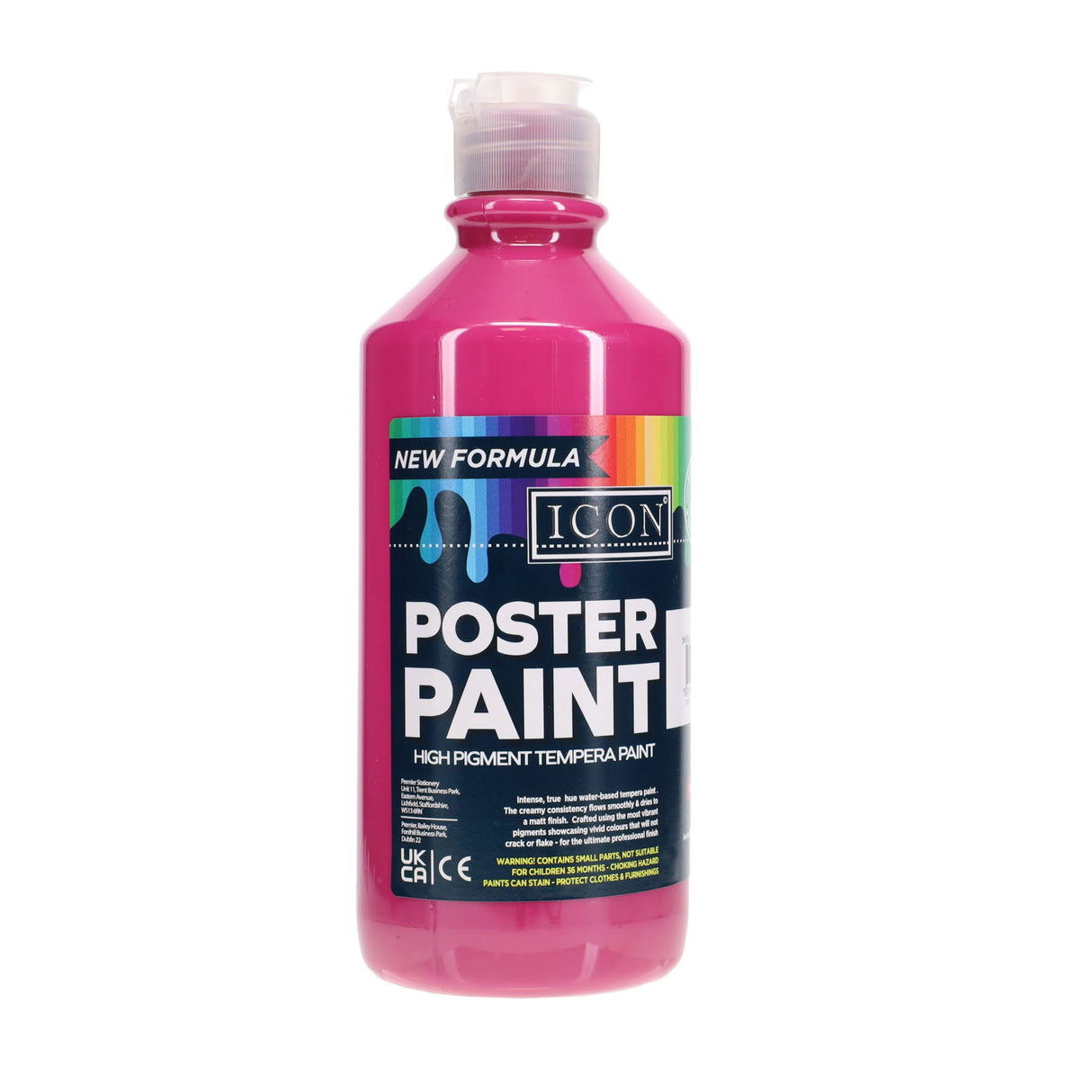 Icon - Poster Paint - 500ml - Magenta by Icon on Schoolbooks.ie