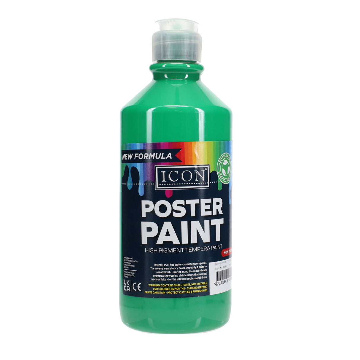 Icon - Poster Paint - 500ml - Emerald Green by Icon on Schoolbooks.ie
