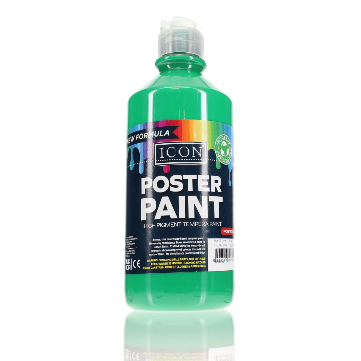 Icon - Poster Paint - 500ml - Emerald Green by Icon on Schoolbooks.ie