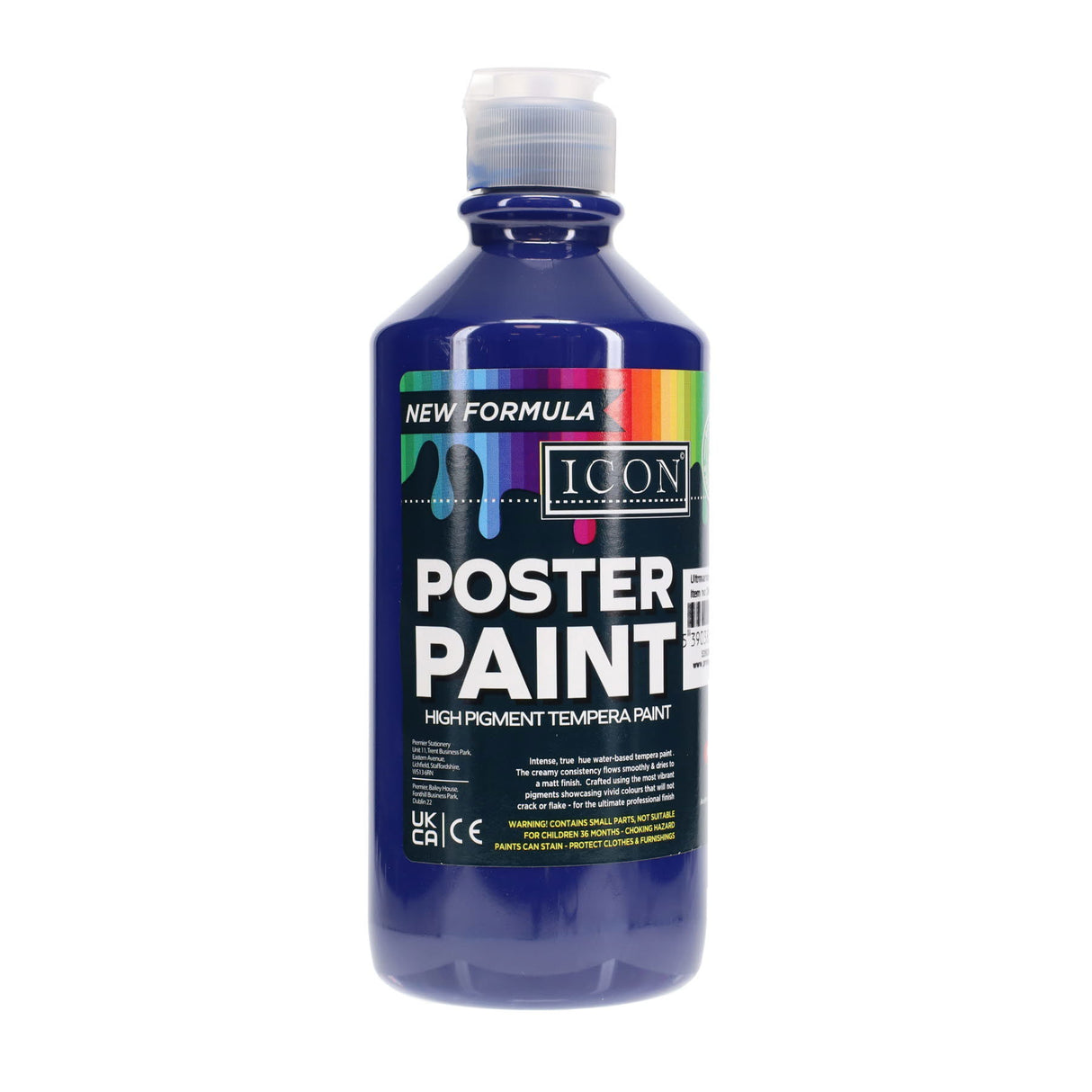 Icon - Poster Paint - 500ml - Ultramarine Blue by Icon on Schoolbooks.ie
