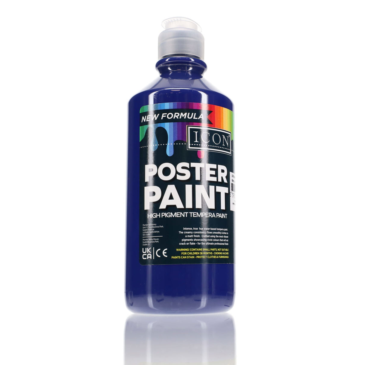 Icon - Poster Paint - 500ml - Ultramarine Blue by Icon on Schoolbooks.ie