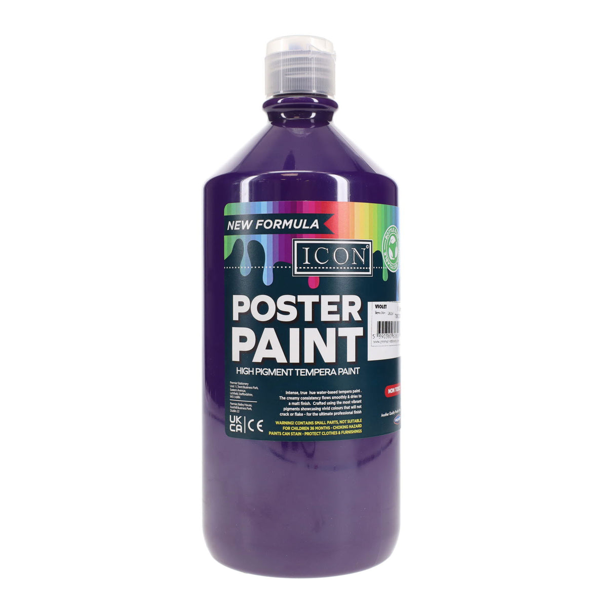 Icon - Poster Paint - 1ltr - Violet by Icon on Schoolbooks.ie
