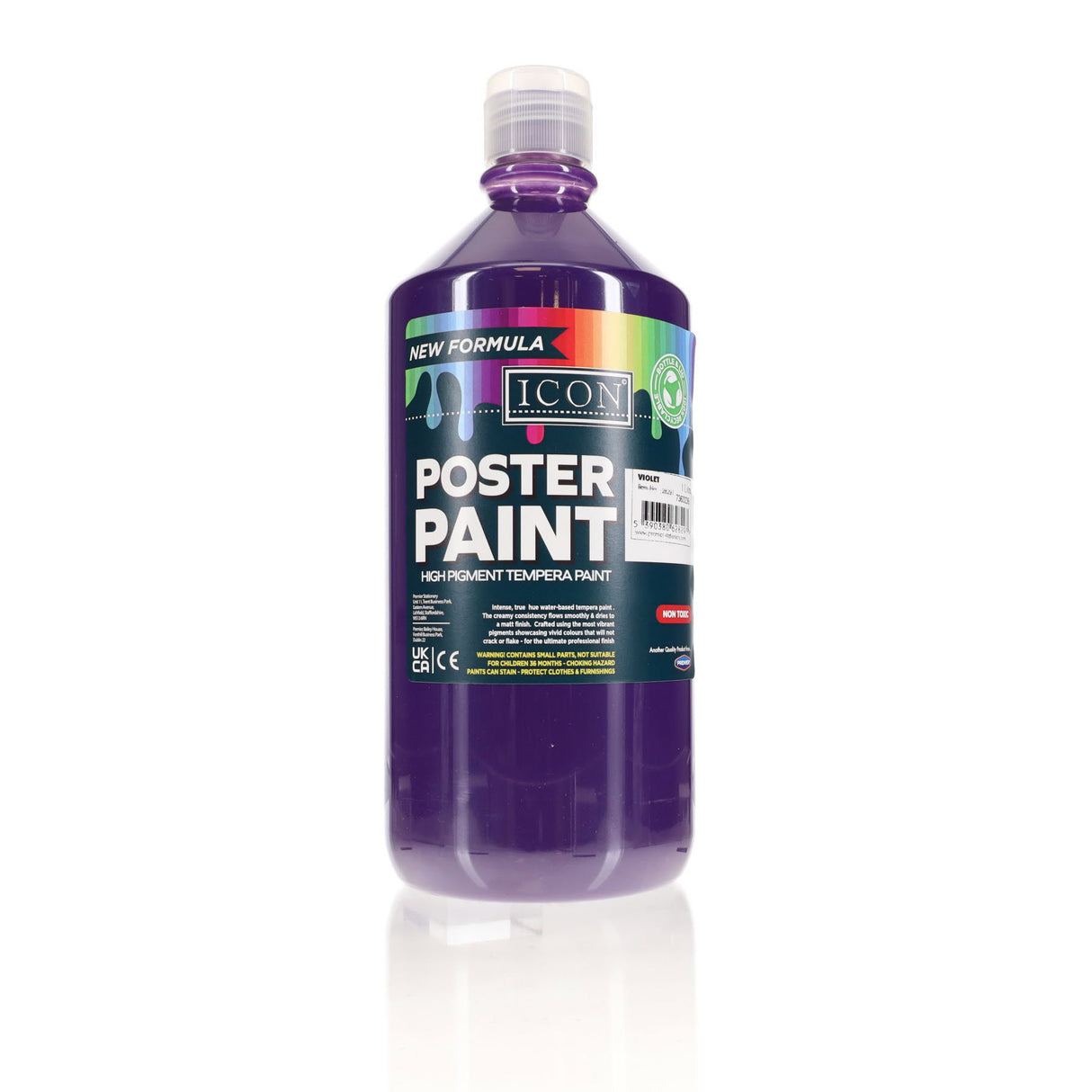 Icon - Poster Paint - 1ltr - Violet by Icon on Schoolbooks.ie