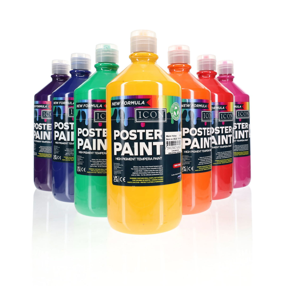 Icon - Poster Paint - 1ltr - Violet by Icon on Schoolbooks.ie