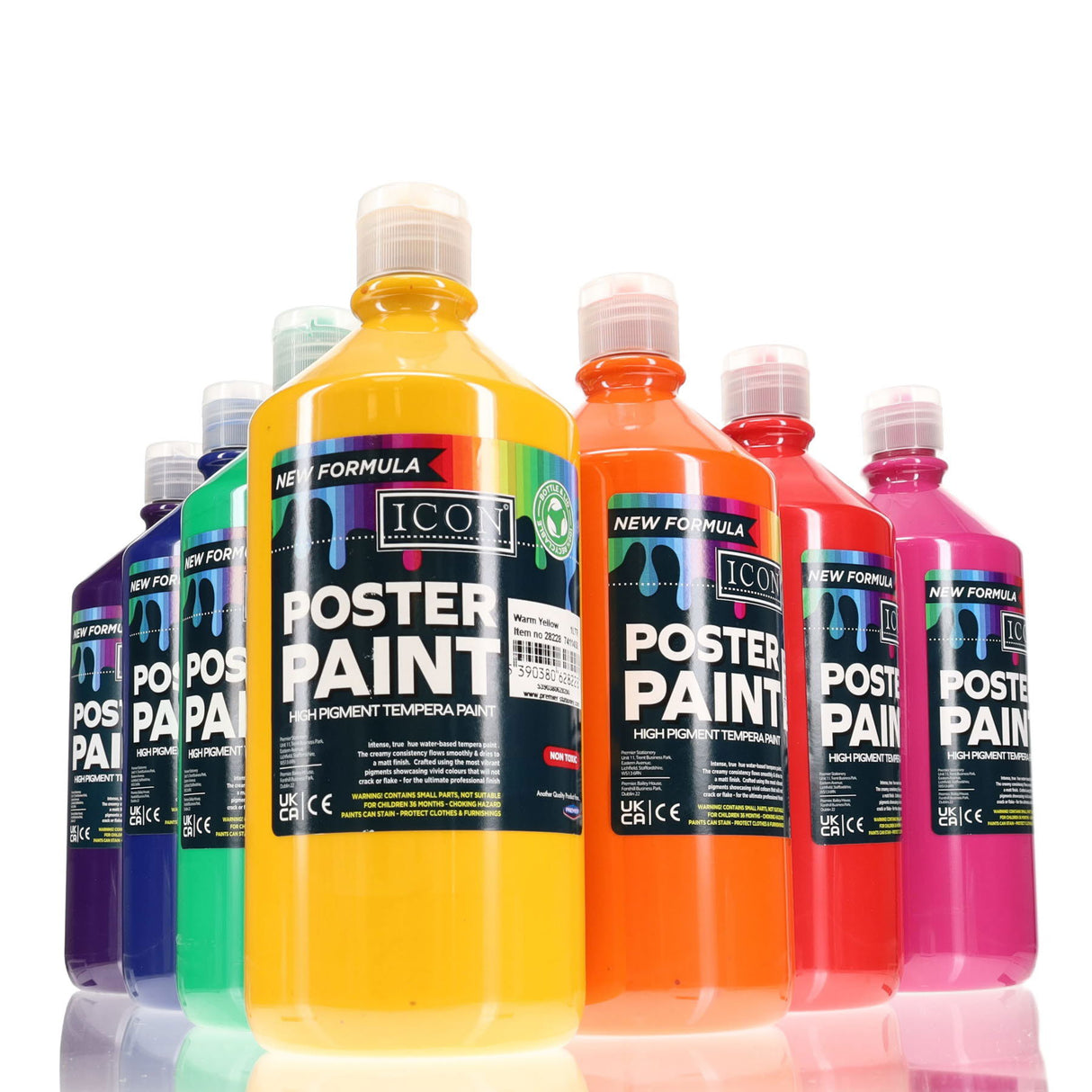 Icon - Poster Paint - 1ltr - Violet by Icon on Schoolbooks.ie