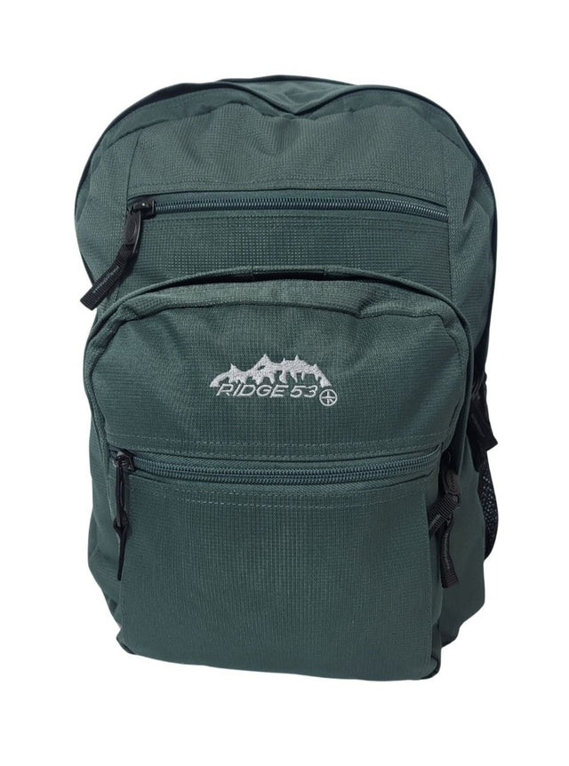 Ridge 53 - College Backpack - Green by Ridge 53 on Schoolbooks.ie