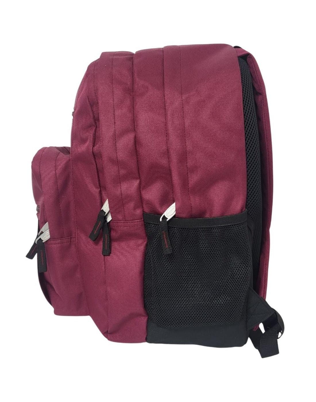 Ridge 53 - College Backpack - Maroon by Ridge 53 on Schoolbooks.ie