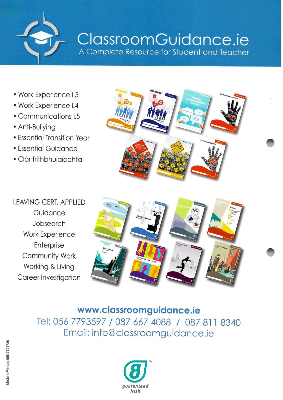 ■ Communications QQI Level 5 by Classroom Guidance on Schoolbooks.ie