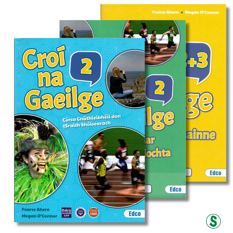 Croí na Gaeilge 2 - Textbook, Activity Book and Portfolio Resource Book - Set by Edco on Schoolbooks.ie