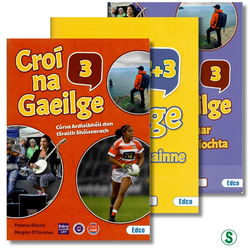 Croí na Gaeilge 3 - Textbook, Activity book and Portfolio Resource Book - Set by Edco on Schoolbooks.ie