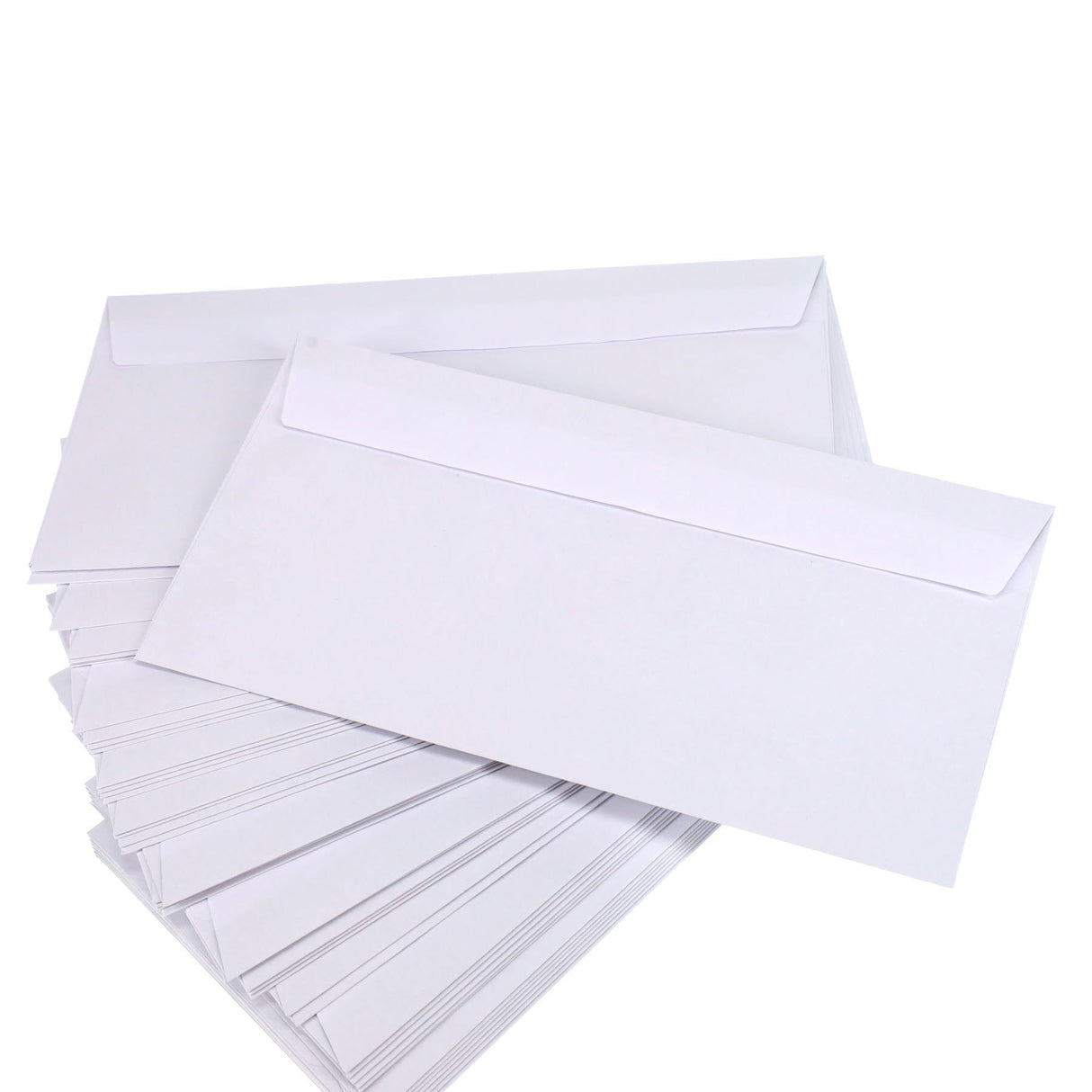 Premail - Peel & Seal Envelopes - DL - White - Pack of 50 by Premail on Schoolbooks.ie